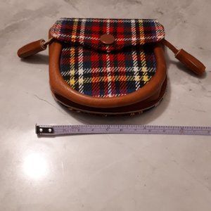 Vintage Scottish Tartan Change Purse